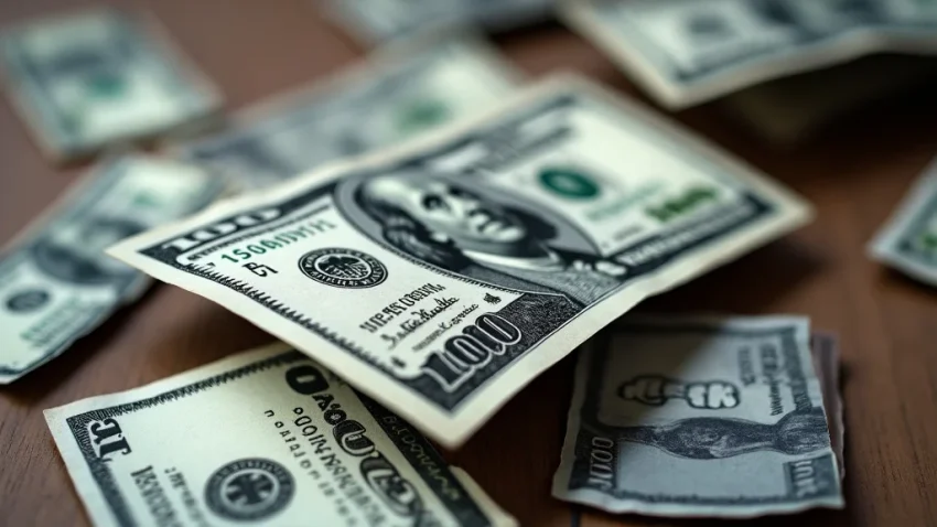 The image shows a person successfully working online, representing legit ways to make money now.